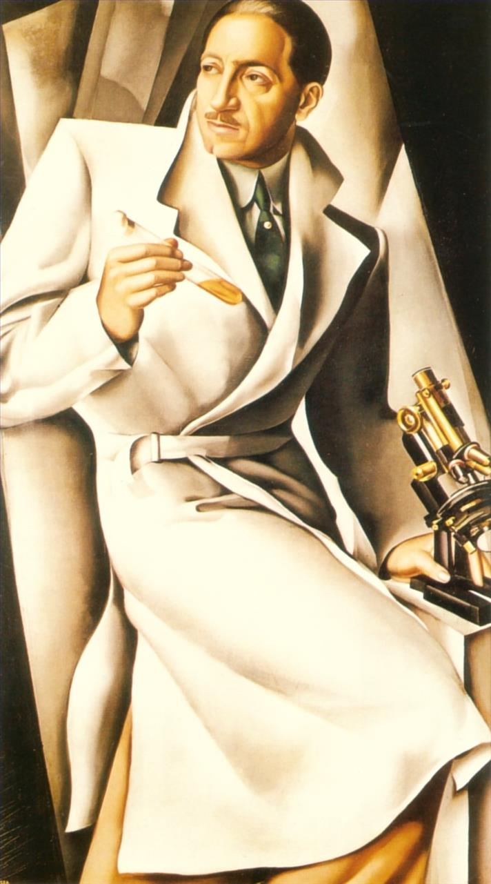 Porträt von Dr Boucard 1929 zeitgenössische Tamara de Lempicka Ölgemälde